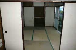 遺品整理作業後のお部屋