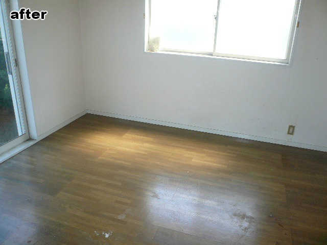 ゴミ屋敷だったお部屋が綺麗になりました。