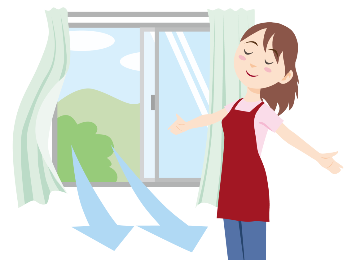 空気を入れ替える