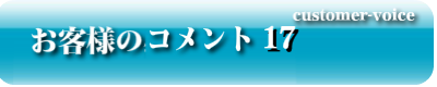 お客様のコメント17